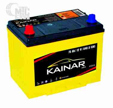Аккумуляторы Аккумулятор  KAINAR 6CT-75 Аз  Asia 258x173x220 мм EN640 А
